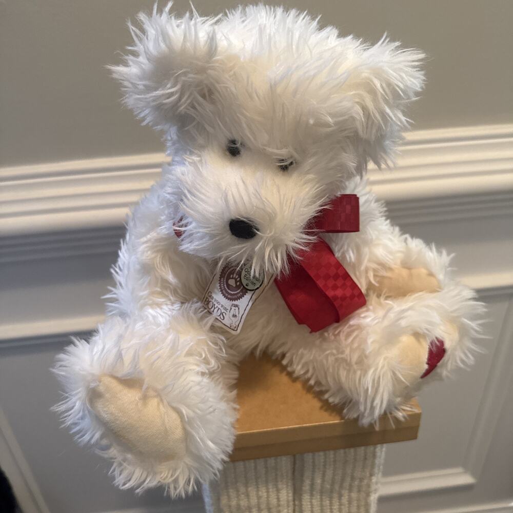 Boyds Bear B Everluvin Plush 82019 Special Occasion White 16” EUC Tags - Picture 2 of 10